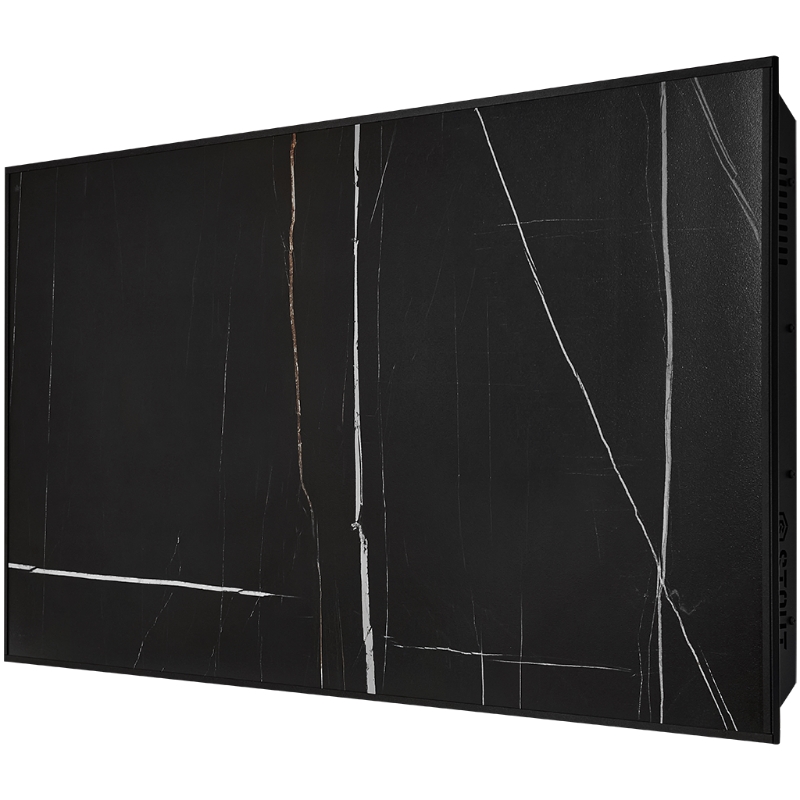 Отопительная панель Stout BLACK STONE SCT SCT-00BB-006060, 60*60, черный гранит / черный корпус