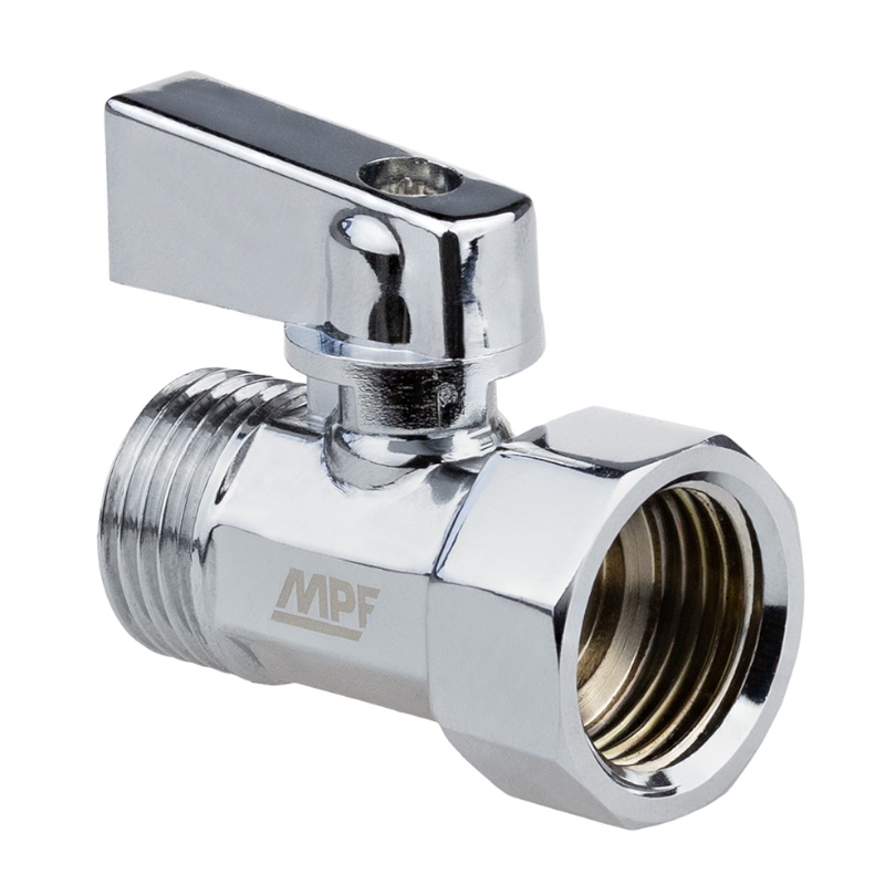 Кран шаровой мини MasterProf, в/н, 1/2", хром в Костроме