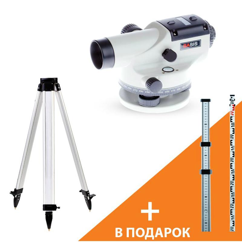 АКЦИЯ Оптический нивелир Ada Basis+Light S+подарок Staff3 в Костроме