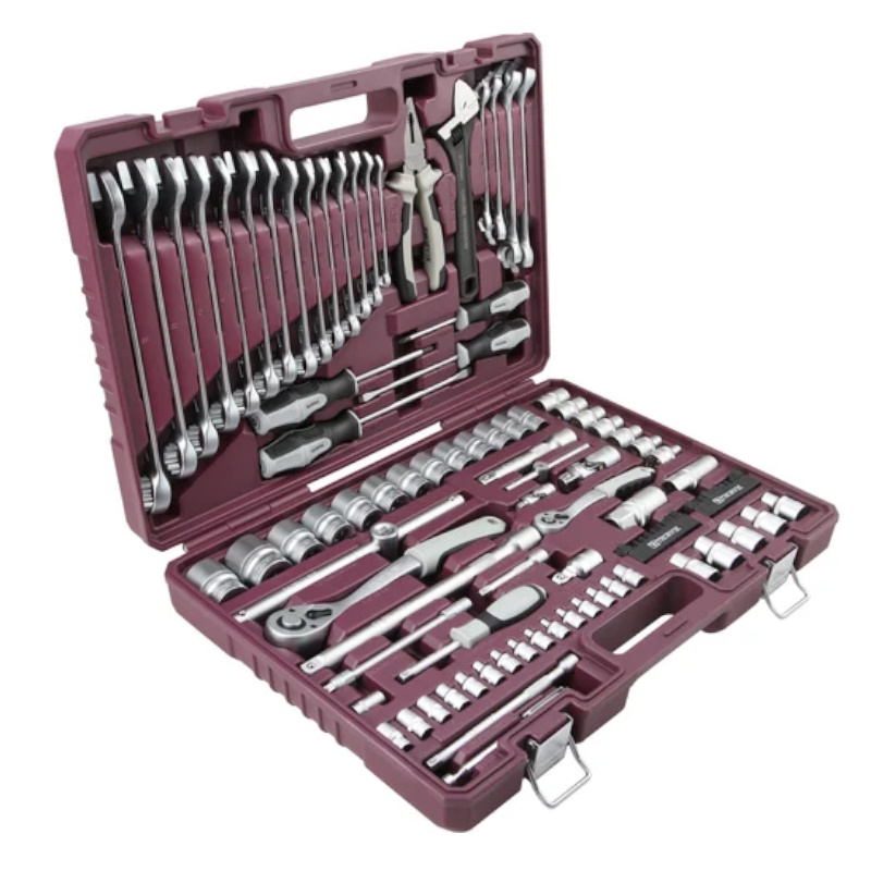 Набор инструмента универсальный Thorvik TS101 054011, 1/4", 1/2"DR, 101 предмет
