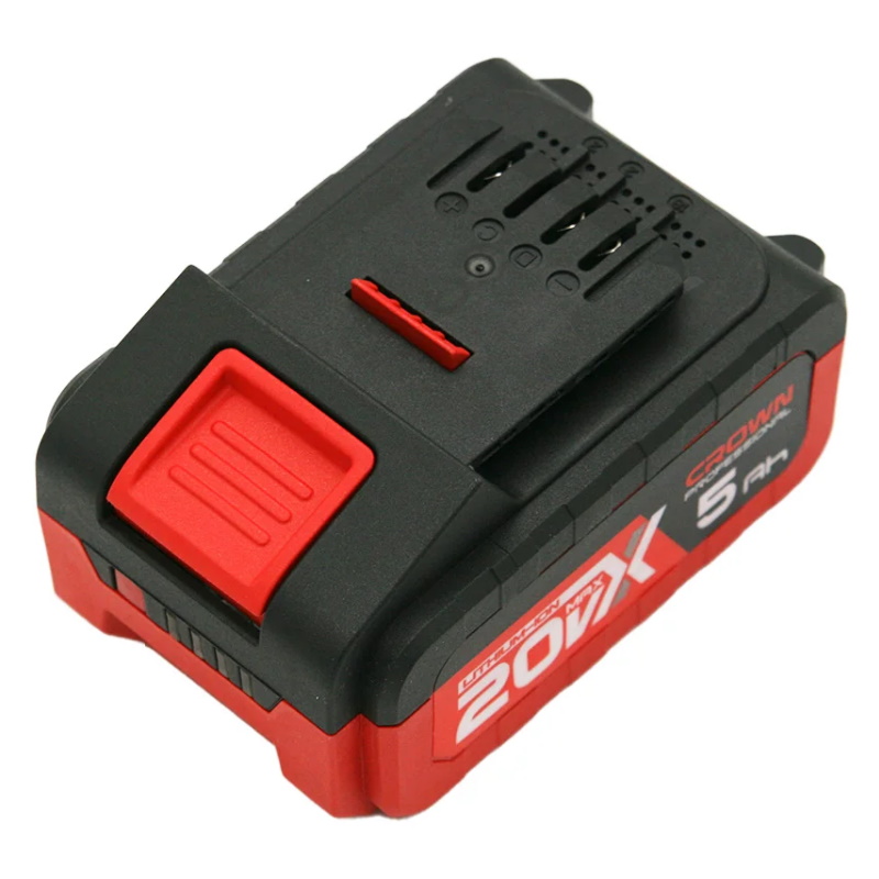 Аккумулятор Crown CAB205014XE, платформа, 20 В B3+, 5.0 Ач, индикатор заряда, защита от перегрева / от перегрузки / от глубокого разряда / от перезаряда в Иваново