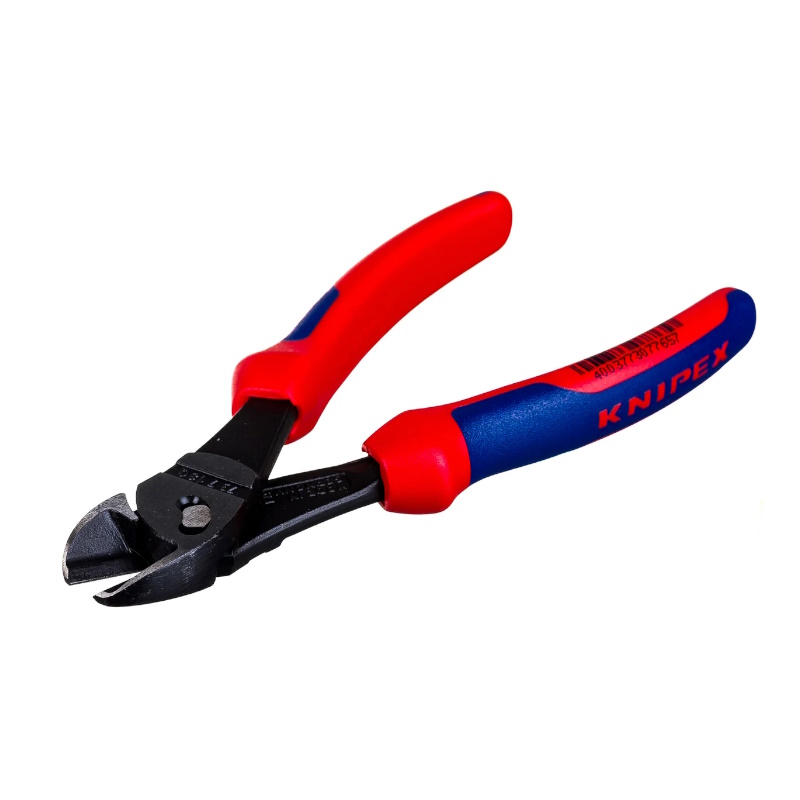 Бокорезы Knipex TwinForce KN-7372180F, 180 мм, фосфатированные, 2-компонентные ручки, двойной шарнир, пружина в Переславле