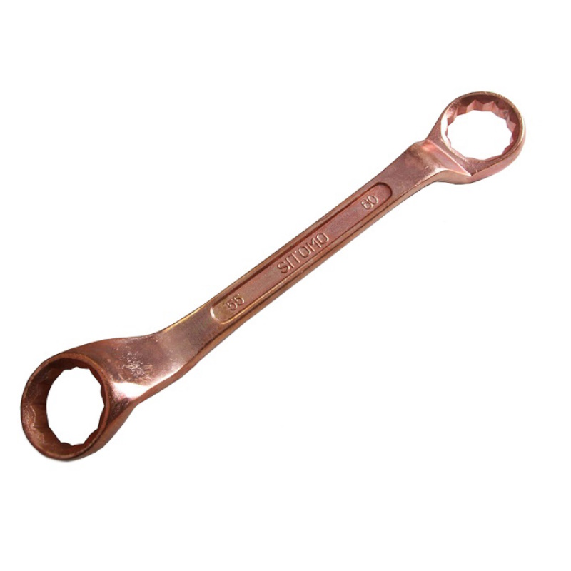 Ключ накидной двусторонний Sitomo 176425, 65х70 мм, омеднение 