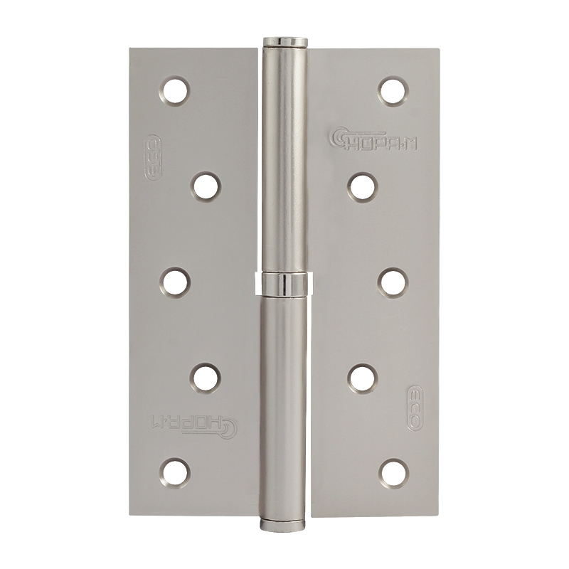 Петля дверная разъемная Нора-М 750-5" STD 15459, 120*80*2,5, без колака, матовый никель, правая в Переславле