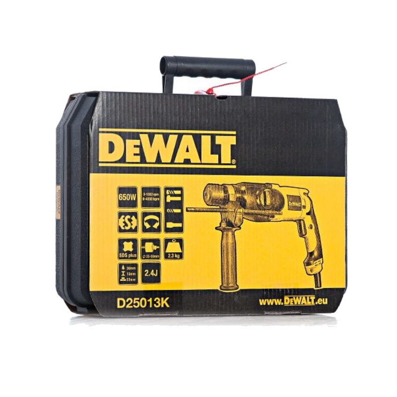 Перфоратор DeWalt D 25013 KV в кейсе, с защитной муфтой, с виброзащитой в Переславле