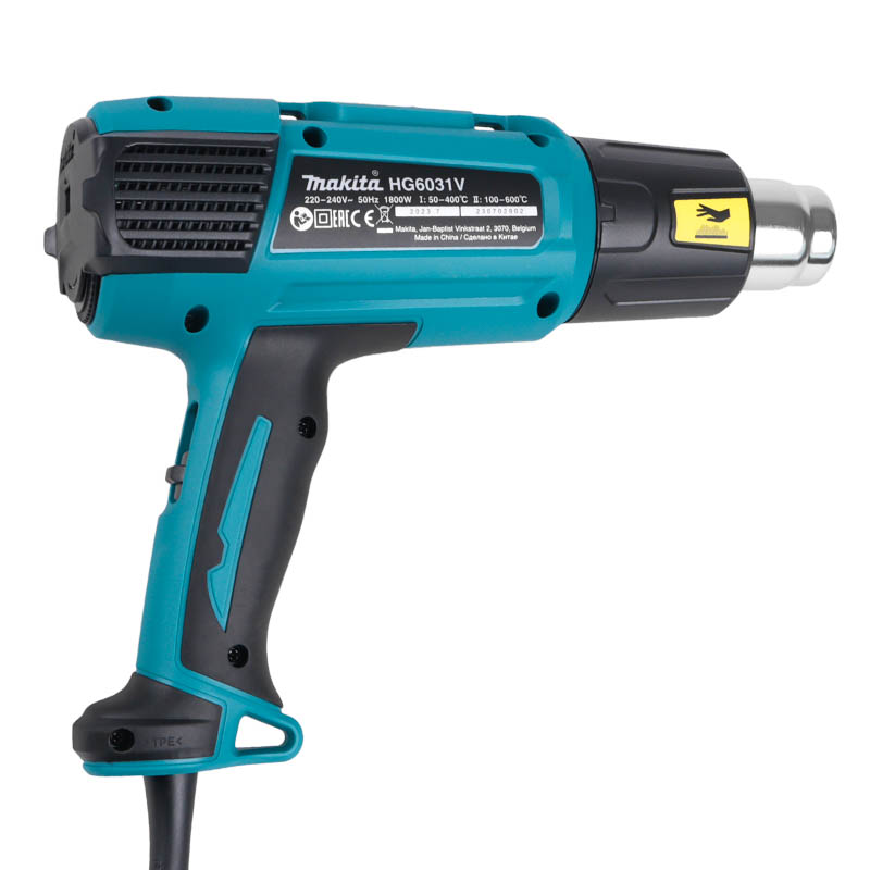 Строительный фен Makita HG6031VK (мощность 1.8 квт, рабочая температура 600°C, расход воздуха 250-500 л/мин) в Иваново