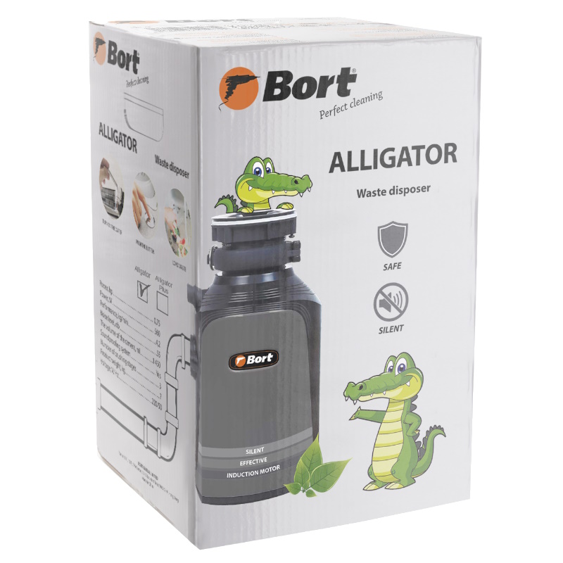 Измельчитель пищевых отходов Bort Alligator 93410754