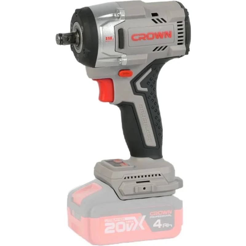 Гайковерт ударный аккумуляторный BL Crown CT22062HX (CS)