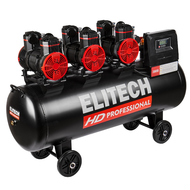 Компрессор коаксиальный безмасляный Elitech HD ACF 750-160S 206464, 750 л/м, 380 В, 4.4 кВт в Иваново