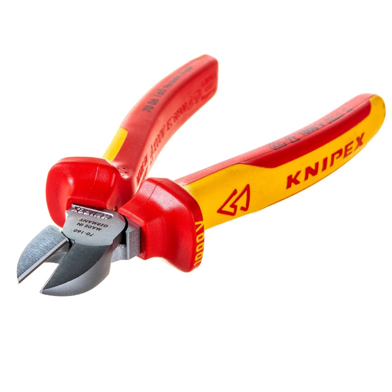 Бокорезы Knipex KN-7006160SB, VDE, 160 мм, хром, 2-комп диэлектрические ручки, SB в Иваново