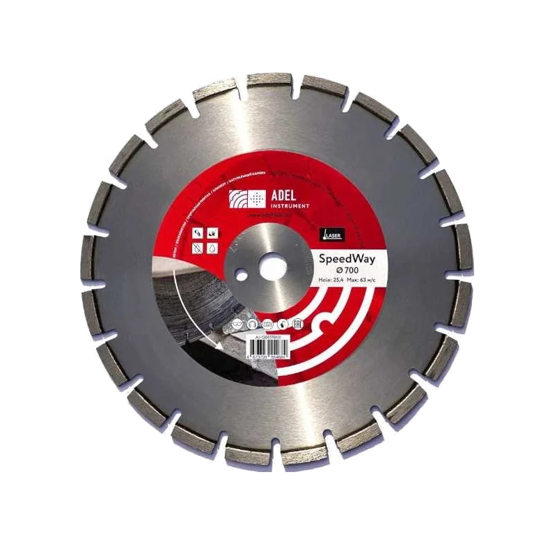 Диск алмазный Adel Instrument SpeedWay 00-00016503, Ø700*4.0*35.0/25.4