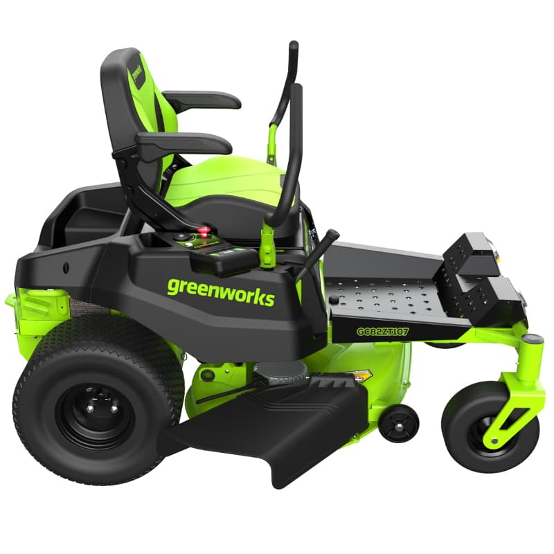 Газонокосилка самоходный аккумуляторный Greenworks GC82ZT107 7404107, с местом оператора, без АКБ и ЗУ в Муроме