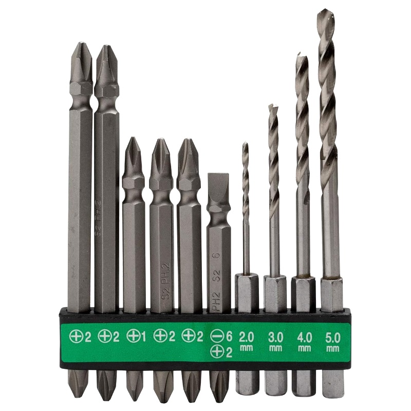 Набор бит и сверл Hitachi, 10 предметов