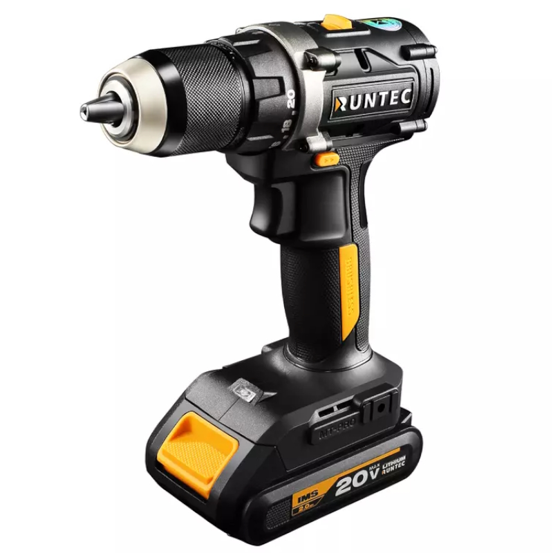 Дрель-шуруповерт аккумуляторная Runtec RT-ID221 RUNTEC PRO, 13 мм,20В, 2*2Ач, 55Нм