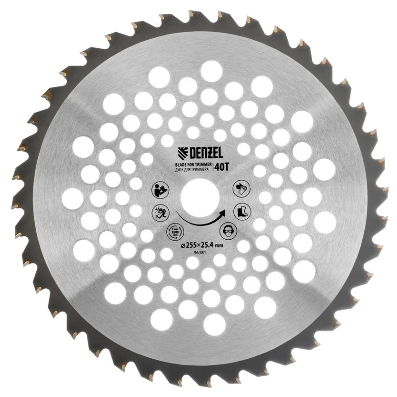 Диск для триммера Denzel 96381 255х254 мм 40 зубьев 419₽