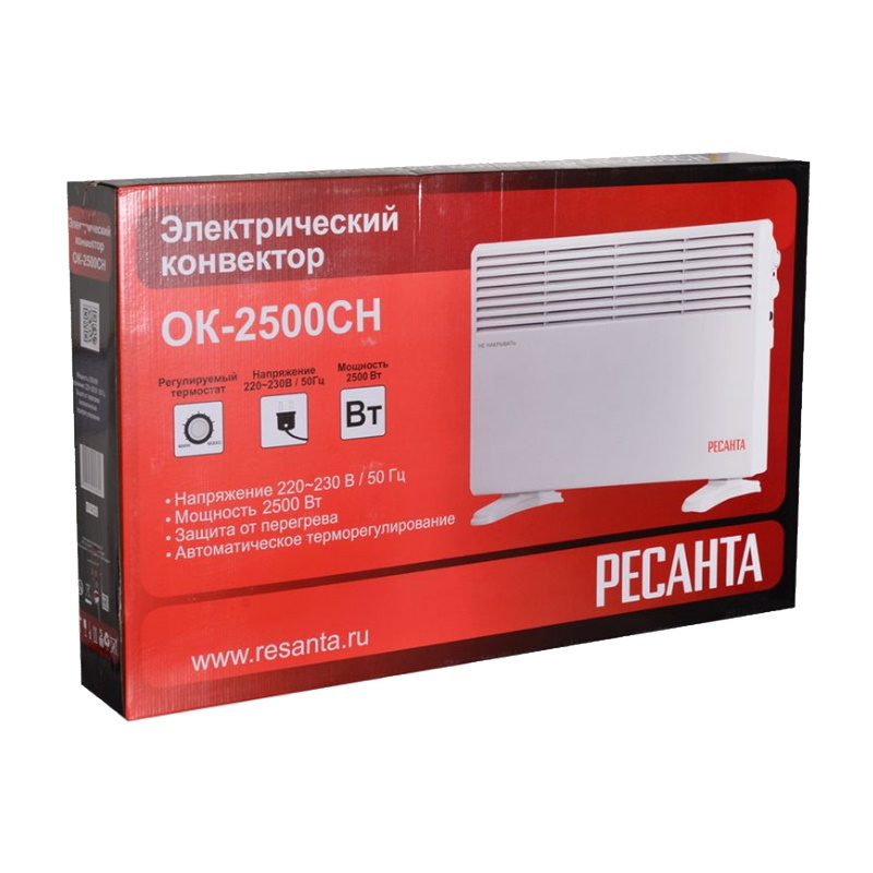 Экономичный электрический конвектор Ресанта ОК-2500СН 67/4/22