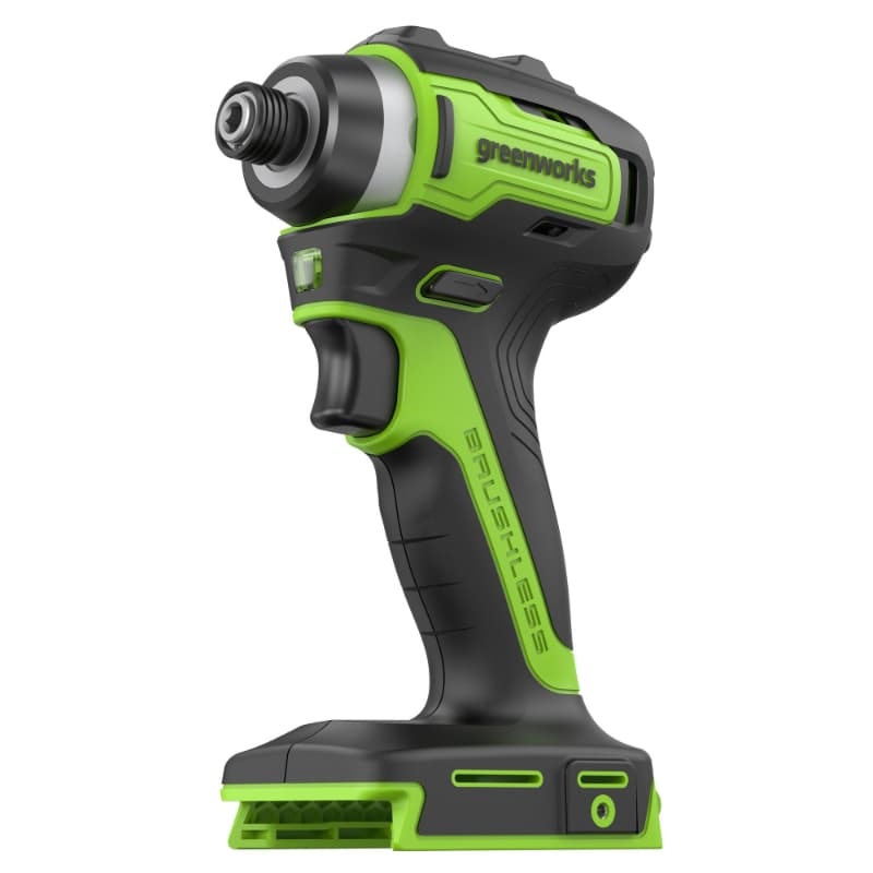 Винтоверт Greenworks ID3170 24V 3804907CUС, ударный аккумуляторный , б/щет, HEX 1/4,170Нм, 2 АКБ 2Ач,ЗУ в Кинешме
