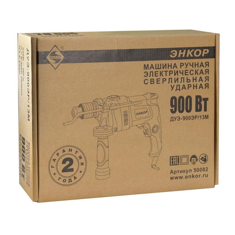 Дрель ударная Энкор ДУЭ-900ЭР/13М 50082 в Костроме
