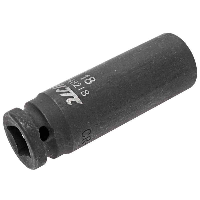 Головка торцевая JTC-448218, ударная, глубокая, 6-гр., 1/2"х18мм, длина 82мм в Иваново