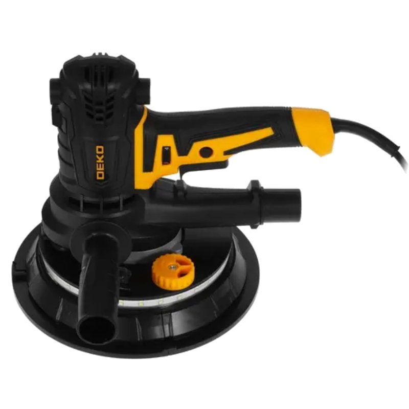 Шлифмашина эксцентриковая Deko DKG900 063-2207 (180 мм, 900 Вт, для стен и потолков, с LED подсветкой) в Муроме