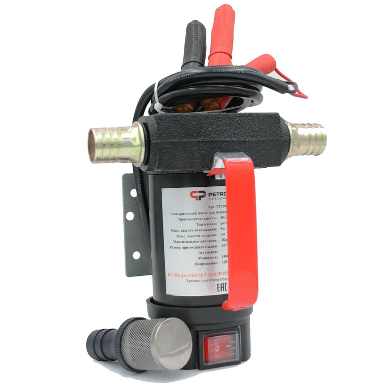 Электрический насос Petropump DCTP40 PP220002, 24V, для ДТ и керосина, 40 л/мин в Твери