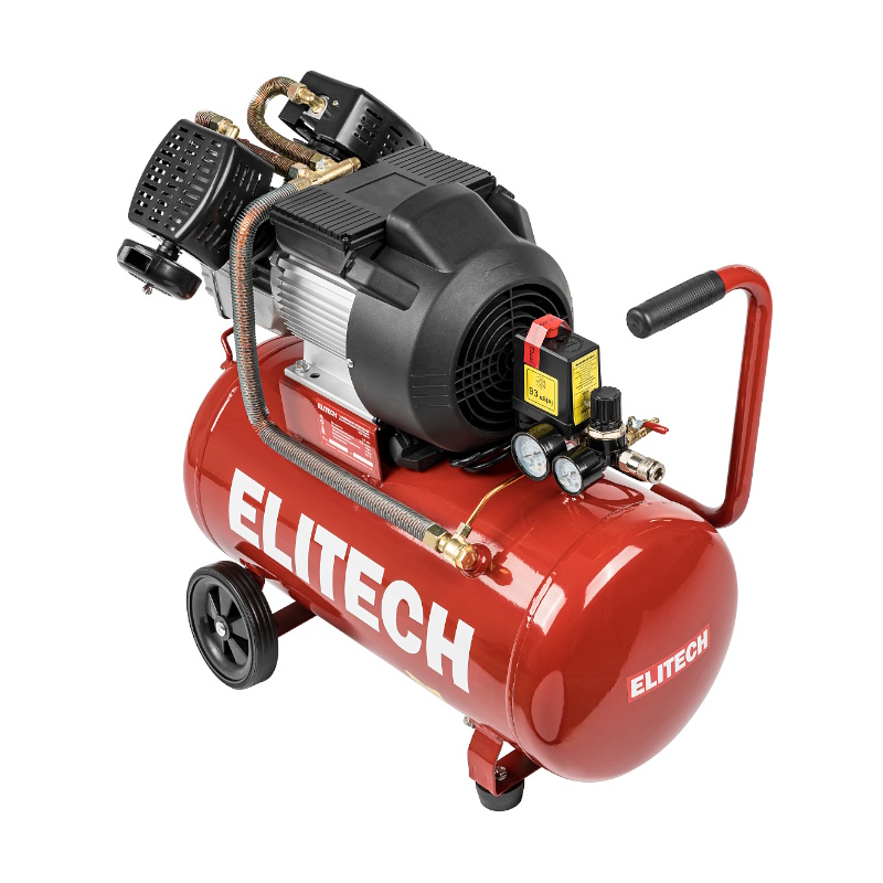 Компрессор коаксиальный масляный Elitech КПМ 360-50 205964, 356 л/м, 2.2кВт