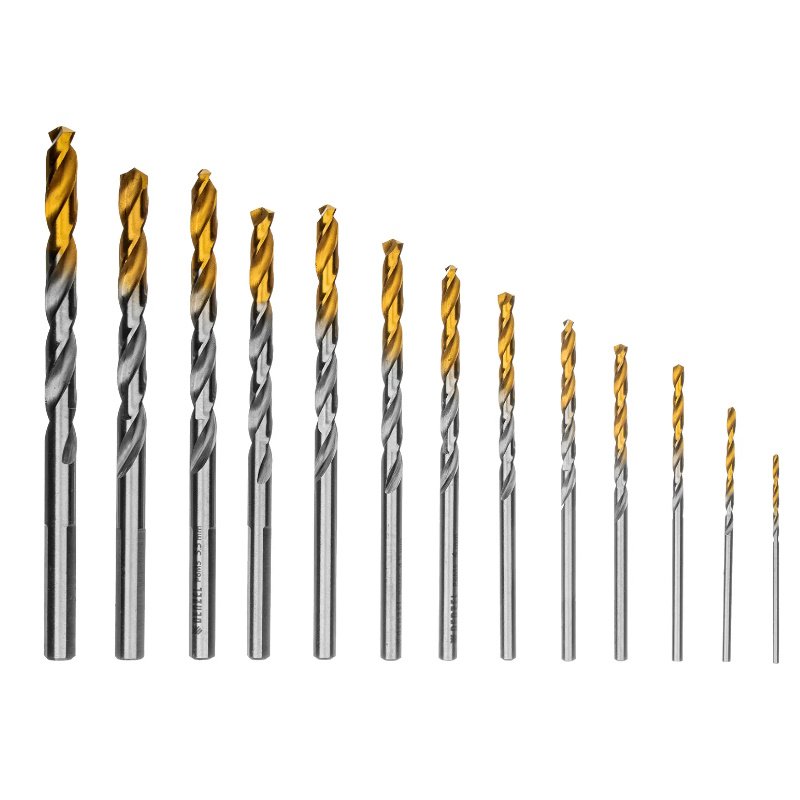 Набор сверл по металлу Denzel 723002, 1,5-6,5мм, Р6М5-TiN, Golden Tip, 13 шт. в Иваново
