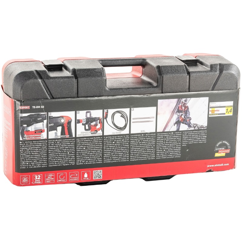 Молоток отбойный Einhell TE-DH 32, 1500 Вт, 32 Дж 4139099 в Переславле