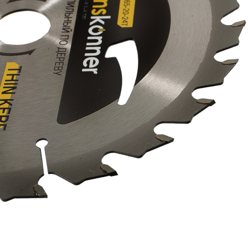 Пильный диск по дереву Hanskonner THIN KERF H9022-165-20-24T (165x20 мм, 24 зубьев) в Череповце
