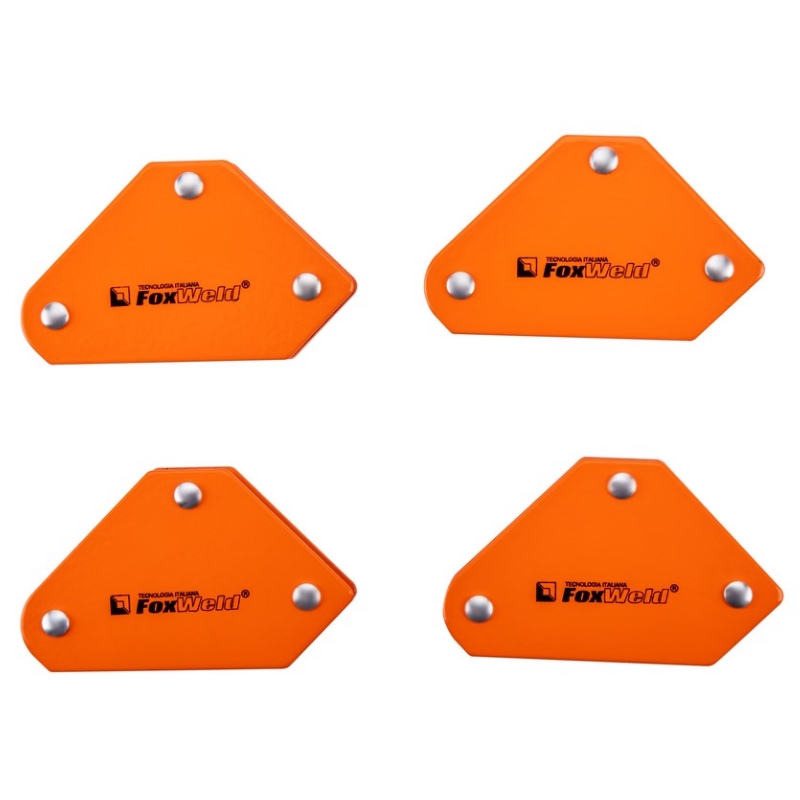 Набор угольников магнитных FoxWeld FIX KIT-4, 4шт/комплект в Рыбинске