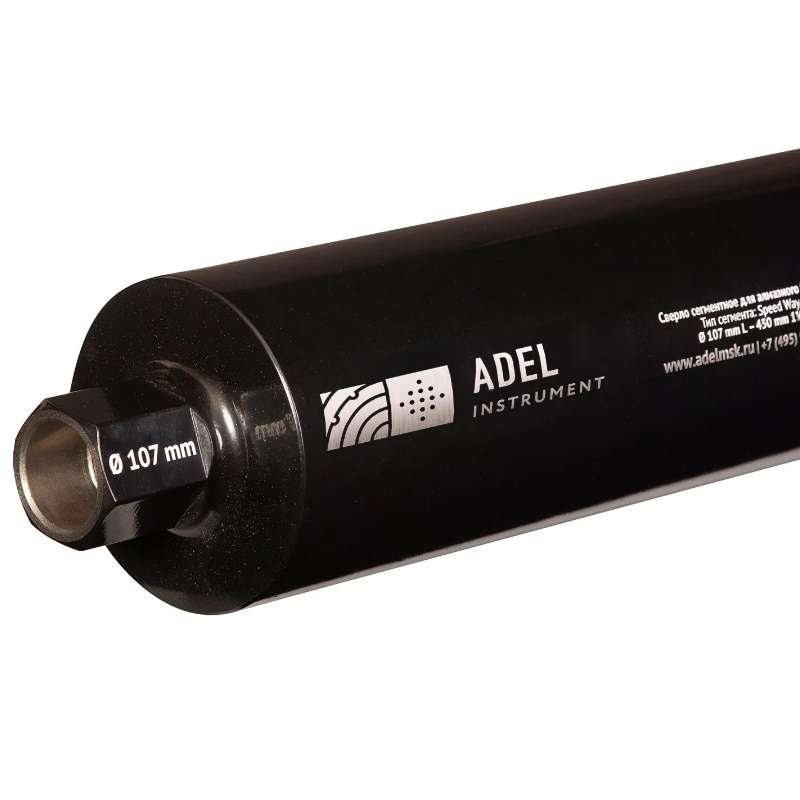 Коронка алмазная Adel Instrument SpeedWay 00-00016127 107х450 мм 9 сегментов 114 7420₽