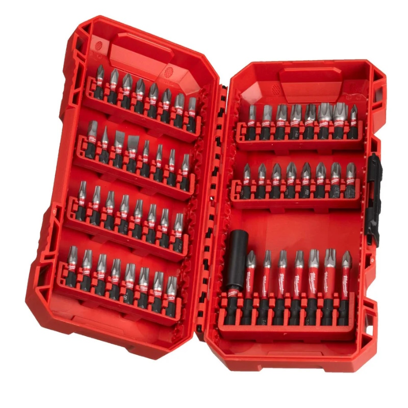 Набор бит Milwaukee SHOCKWAVE GEN III 4932492006, 56 шт., в пластиковом кейсе в Рыбинске