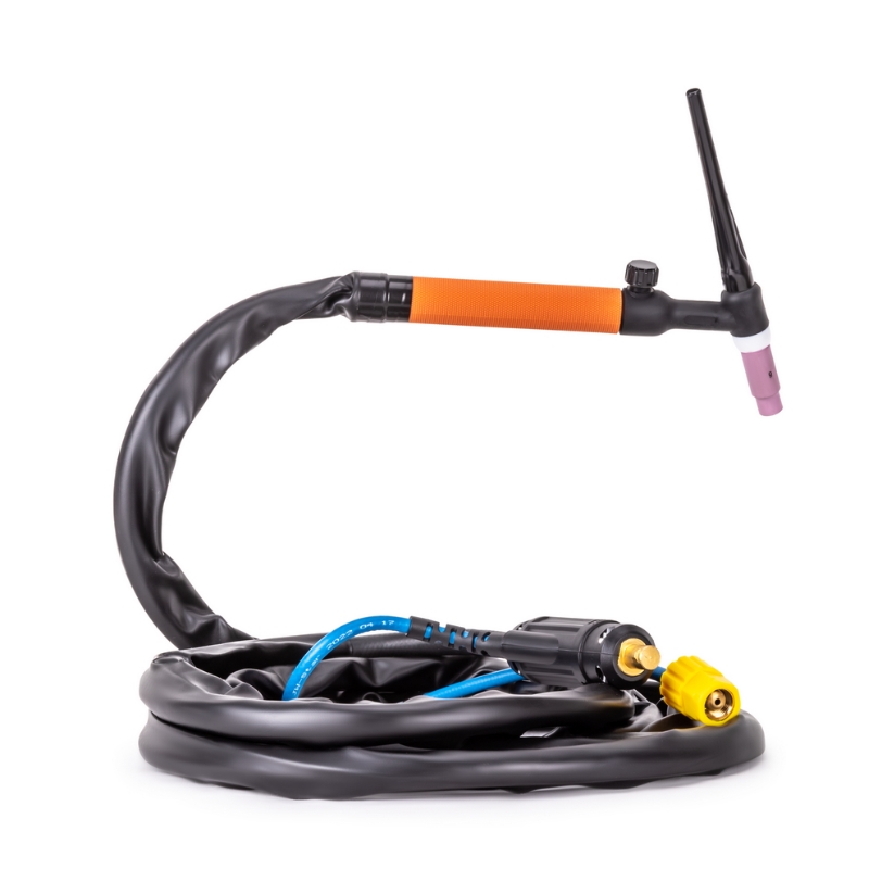 Горелка FoxWeld SRT-17V 2584, 4м, 35мм2 (комплект - цанга 1,6; 2,0; 2,4, сопло №4; 5; 6)