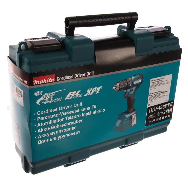 Аккумуляторная дрель-шуруповерт Makita DDF483RFE в Кинешме