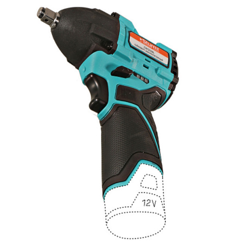 Аккумуляторный Гайковерт Sturm CW1212BL, 1BatterySystem12V