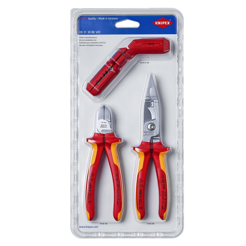 Набор для электромонтажа Knipex KN-003130BKV01, 3 предмета в Твери
