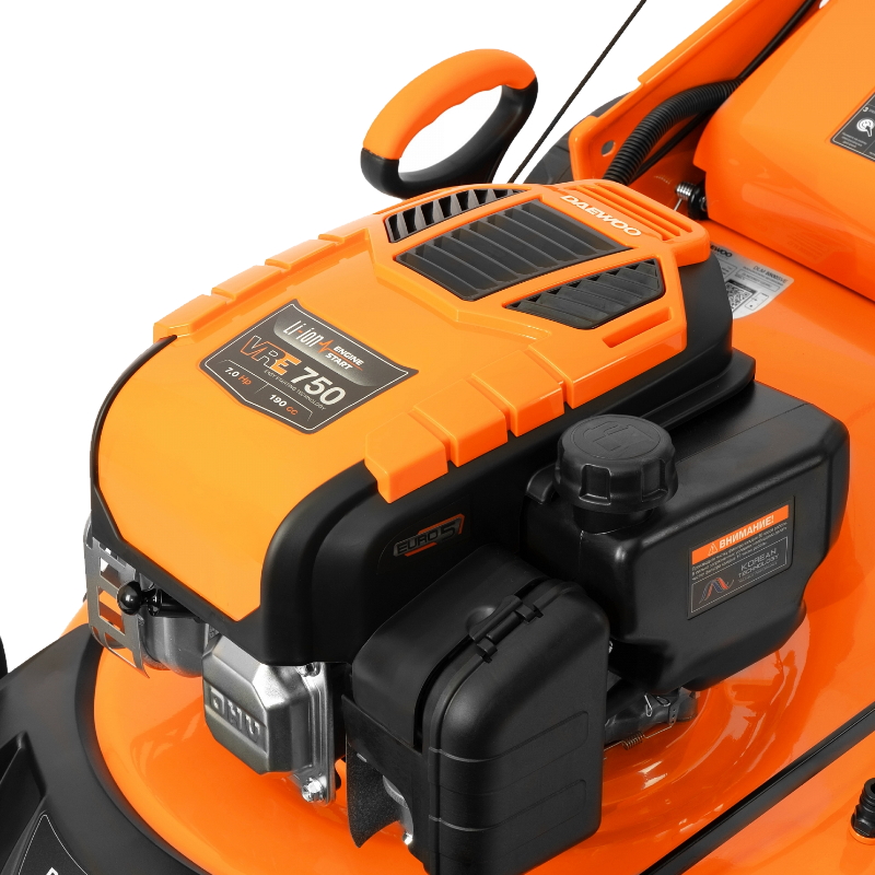 Газонокосилка бензиновая Daewoo DLM 5500SVE, 7 л.с., ширина скашивания 54 см в Туле