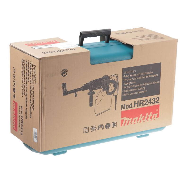 Перфоратор Makita HR 2432  в кейсе, с защитной муфтой в Ярославле