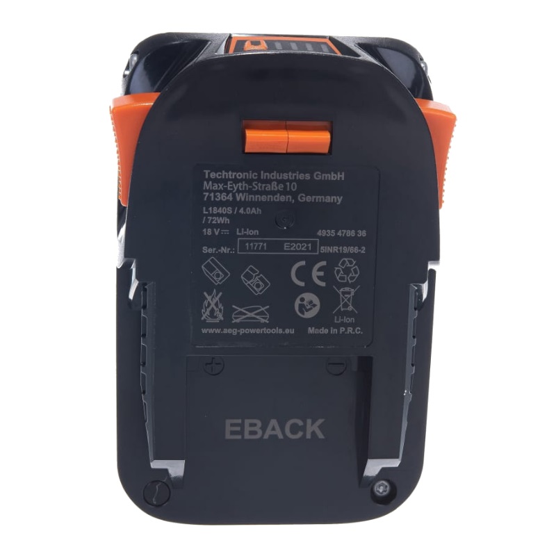 Аккумулятор AEG L1840S 4935478636
