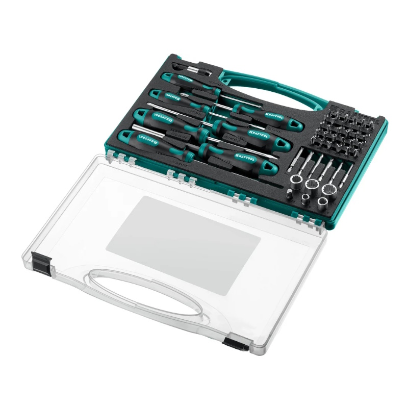 Набор отверток и насадок Kraftool X-Drive-50 25815, 50 шт. в Кинешме