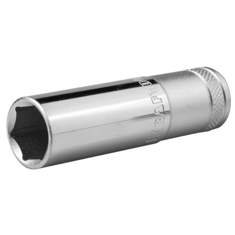 Торцовая головка Kraftool "INDUSTRIE QUALITAT" 27807-16_z01, удлиненная, Cr-V, FLANK, хромосатинированная, 1/2", 16 мм  во Владимире