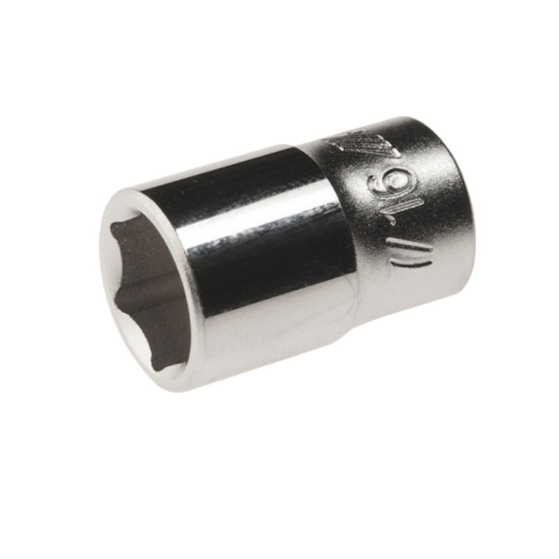 Головка торцевая JTC JTC-224716, 6-гранная, 1/4" х 7/16", длина 25 мм в Костроме