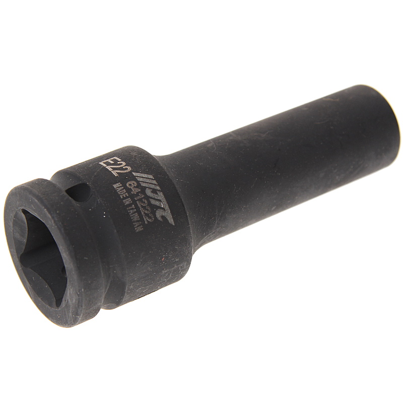 Головка торцевая глубокая ударная JTC JTC-641222, 6-гранная, TORX 3/4" х E22, длина 110 мм в Переславле