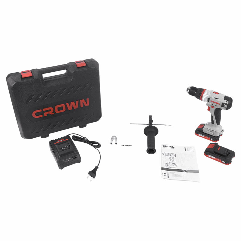 Аккумуляторный шуруповерт Crown CT21090HMX-2 BMC в Иваново