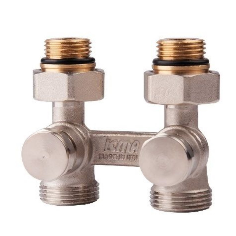 Блок для 2-х трубной системы с нижней подводкой ICMA 1/2"  в Костроме