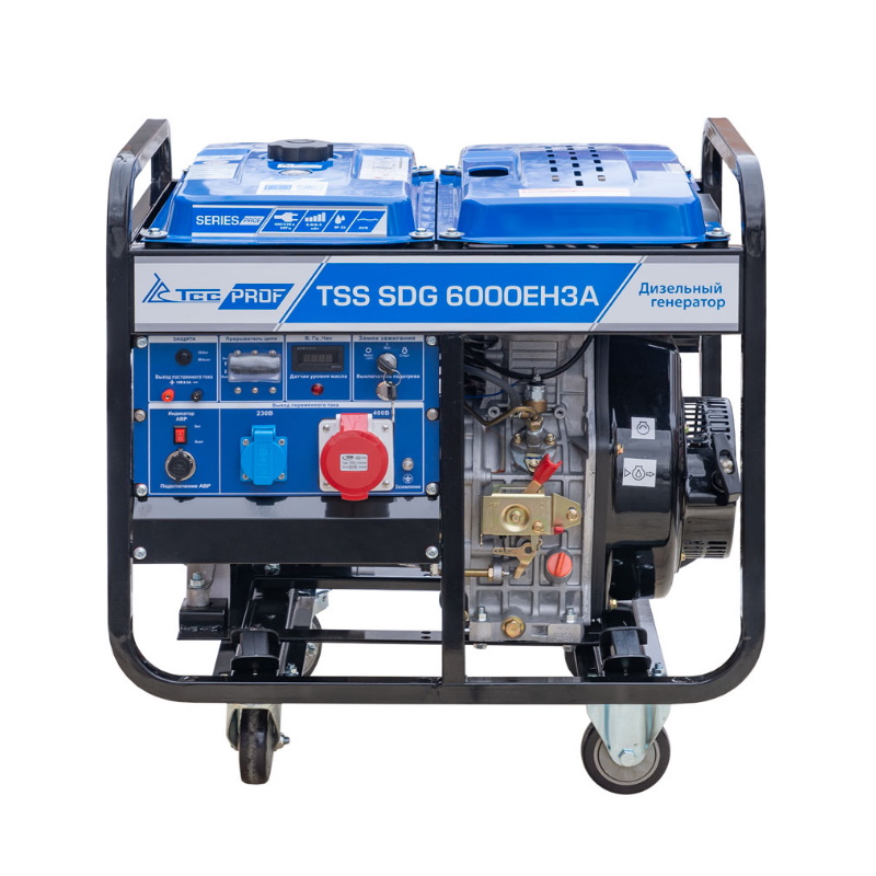 Дизельный генератор ТСС TSS SDG 6000EH3A, 77016 в Костроме