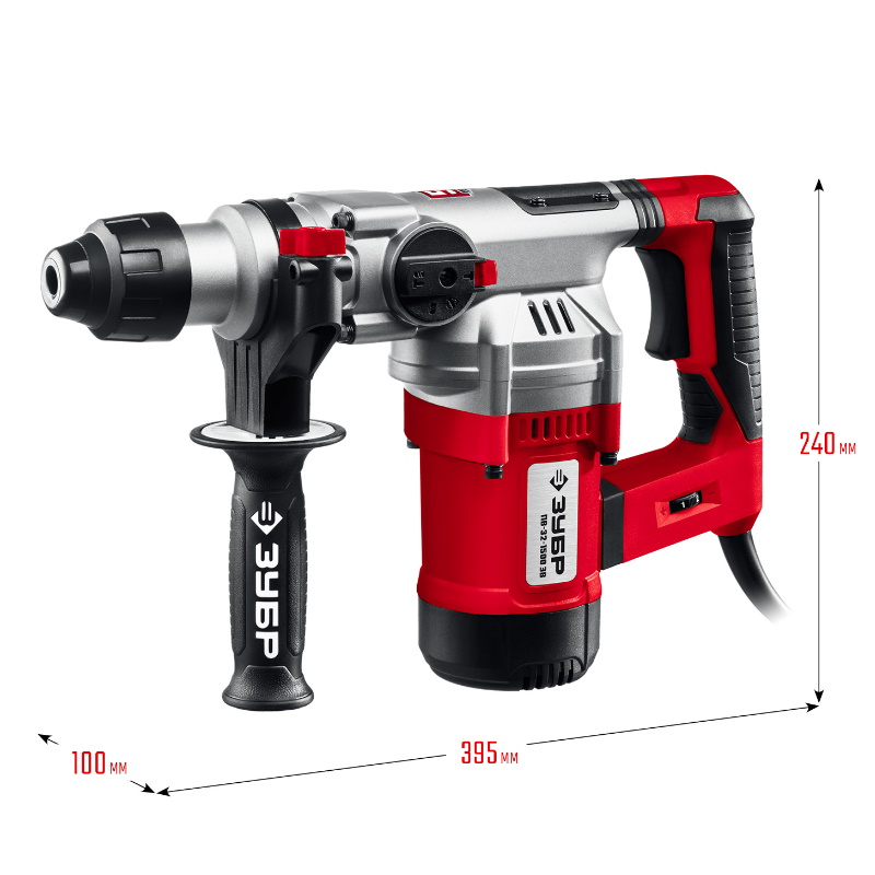 Перфоратор Зубр ПВ-32-1500 ЭВ, 32 мм, 1500 Вт, SDS Plus, АВТ
