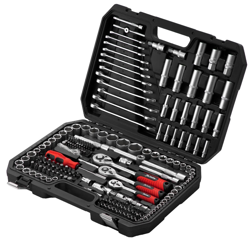 Набор инструментов MTX 13589, 1/2", 3/8", 1/4", пластиковый кейс, 215 предметов в Александрове