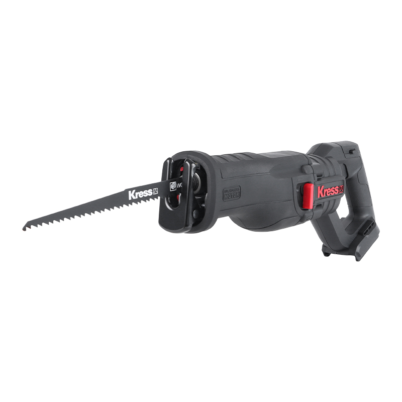 Пила сабельная бесщеточная аккумуляторная Kress KU501.9, 20В, без АКБ и ЗУ