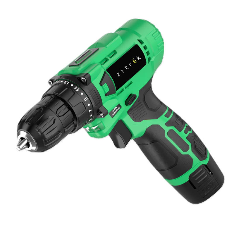 Дрель-шуруповерт аккумуляторная Zitrek Green Li Plus 083-1021, 12В, 1x1.5Ач в Туле